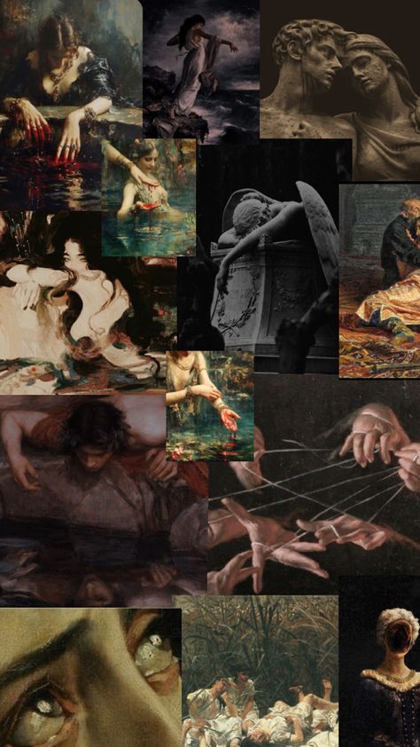 This is a collage about grief and sorrow Dark Romantic, A Collage, Magical Creatures, Light In The Dark, Bible, Collage, Art