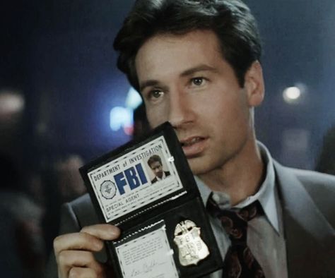 David Duchovny, Fox Mulder, The X-Files X Files Funny, Fbi Special Agent, Mulder Scully, Fox Mulder, Dana Scully, David Duchovny, Great Tv Shows, Gillian Anderson, Fbi Agent