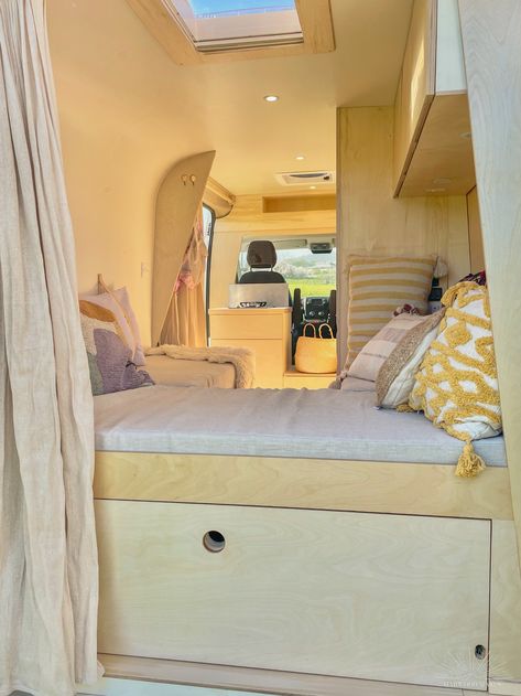 Scandi Van, Camper Walls, Camper Aesthetic, Van Cabinets, Van Inspiration, Caravan Life, Camper Interior Design, Diy Campervan, Nomadic Lifestyle