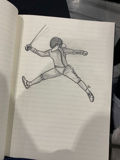 Fencing Sport Drawing, Fencing Sport Art, Fencing Tattoo, Fencing Sport Aesthetic, Fencing Wallpaper, Fencing Drawing, Fencing Aesthetic, Epee Fencing, Iphone Background Art