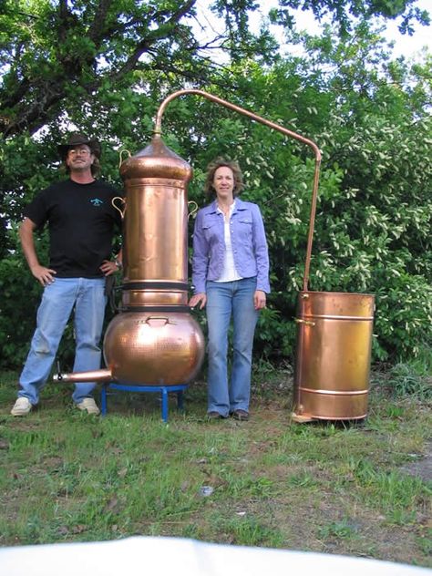 Our Copper Alembic Distiller Home Distilling, Distilling Equipment, Copper Pot Still, Moonshine Still, Copper Still, Herbal Salves, Provence Lavender, Herbal Plants, Homesteading Skills