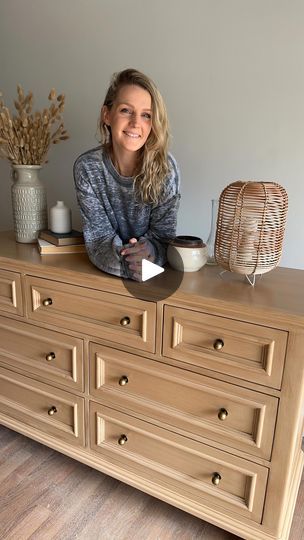 39K views · 1.7K reactions | when you love the dresser, but not the price tag… you make it yourself! 😏

I did this dresser for a friend & the picture in the beginning was her inspiration she sent me! do you think I got it close?!

#furnituremakeoverideas #furnituredesign #furnitureflip #diy #diyhomedecor #homedecor #dippeddresser #painteddresser #fauxwood | Something Renewed Renew Furniture Diy Ideas, Royel Otis, Furniture Redo, Painted Dresser, Dance With You, In The Beginning, I Got It, When You Love, Flipping Furniture