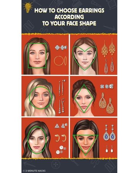 Earrings For Long Face, Earrings For Oval Face, Earrings For Square Face Shape, What Type Of Earrings For My Face Shape, Earrings For Heart Shaped Face, Earrings For Round Face Shape, Earrings For Diamond Face Shape, Earrings For Face Shape, Oval Face Earrings