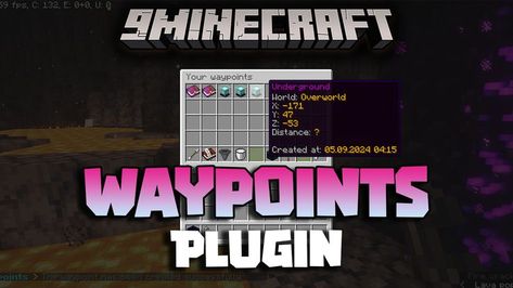 Waypoints Plugin (1.21.1, 1.20.1) - Always Find Your Way Back Home Playing Minecraft, Minecraft Seed, Map Minecraft, Underground World, The Mimic, Map Maker, Witch Trials, How To Play Minecraft, Oh My Goodness