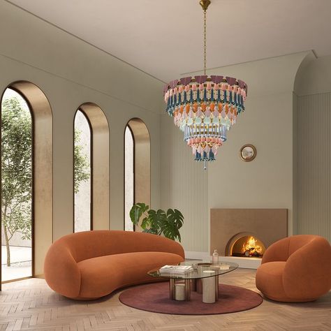 Seasons, Lladró’s latest lighting collection inspired by the exuberant Art Deco movement of the 1920s and which combines the brand’s signature style with the varieties of color and form of the four seasons, is the winner of best chandelier at the NYCxDESIGN Awards. #NYCxDesignAwards #Lladró #Lighting #HandmadePorcelain Art Deco Movement, Unique Wallpaper, The Winner, House Stuff, Lighting Collections, Lighting Design, Wall Design, Chandeliers, Interior Exterior