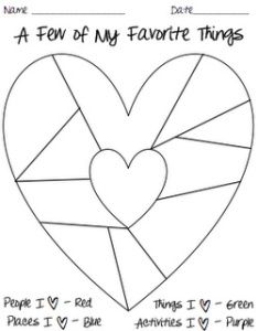 What’s in Your Heart? | Inktopia Kids Heart Map Template, Map Template, Heart Map, Writers Notebook, School Social Work, Therapeutic Activities, Child Therapy, Counseling Activities, Art Therapy Activities