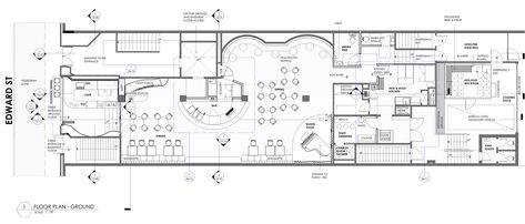 Bar Architecture Plan, Bar And Kitchen Design, Bar Lounge Layout Floor Plans, Rooftop Cafe Plan, Sky Bar Rooftops, Club Lounge Design, Rooftop Plan, Club Layout, Sky Lounge Design Rooftop Bar