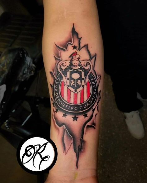 Chivas Tattoo, River Plate Tattoo, Chivas Vs America, Skeleton Hands Drawing, Chivas Regal, Chivas Soccer, Chivas Wallpaper, Soccer Tattoos, Forarm Tattoos