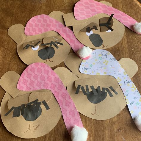 Pajama Party Crafts For Preschoolers, Preschool Pajama Day Crafts, Pijama Day At School Activities, Pajama Crafts Preschool, Pajama Day Crafts Preschool, Pajama Day Craft, Sleep Activities For Kids, Preschool Pajama Day, Sleeping Bear Craft