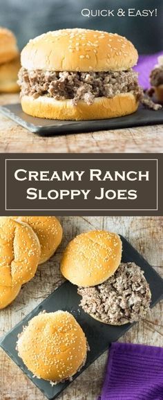 Ranch Burgers, Face Moisturizer For Dry Skin, Lazy Dinners, Best Beef Recipes, Creamy Ranch, Joe Recipe, Burger Seasoning, Cerave Moisturizing Cream, Recipe Beef