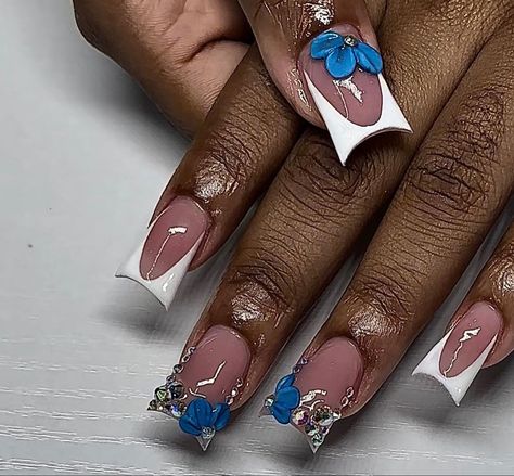 Classy Nails With Designs, All Pink Nails, French Tip Acrylics, Duck Nails, French Tip Acrylic Nails, Cute Acrylic Nail Designs, Dope Nail Designs, Short Square Acrylic Nails, Exotic Nails