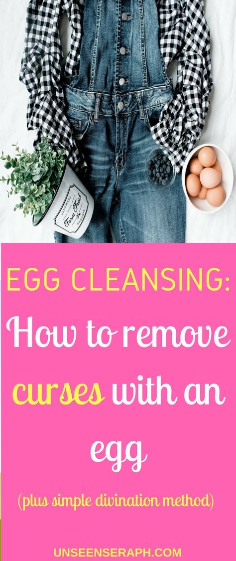 Learn a simple & quick method to cleanse curses, hexes, negative energy, psychic attacks, the evil eye etc using a regular egg!   Unseen Seraph | Magick | Witchcraft | Block Removal | Transformation via @unseenseraph Cleansing Prayers, Egg Cleanse, Lawn Tool Storage, Negative Energy Cleanse, Magical Spells, Curse Spells, Spiritual Connections, Ceremonial Magick, Divination Methods