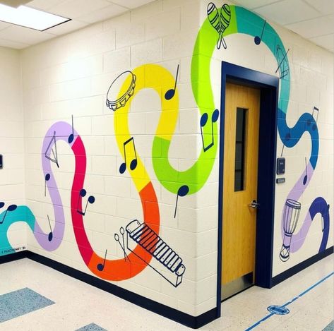 Classroom Walls Paint, School Wall Art Ideas, Childrens Ministry Decor, Sheep Craft, School Wall Decoration, Lifeway Vbs, School Hallway, Kindergarten Classroom Decor, School Hallways