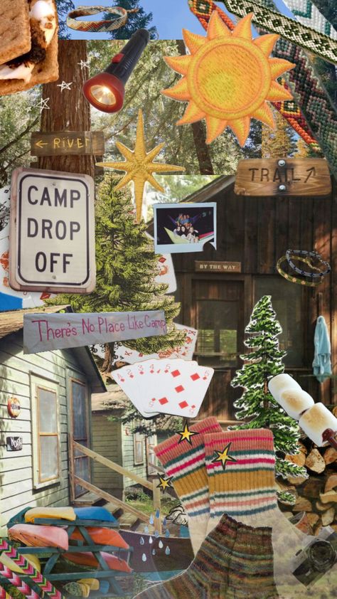 Summer Camp Collage, Campground Aesthetic, Summer Camp Astethic, Summer Camp Cabin, Summer Camp Vibes, Slasher Summer, Summer Camp Aesthetic, Camp Aesthetic, Summer Camp Wedding