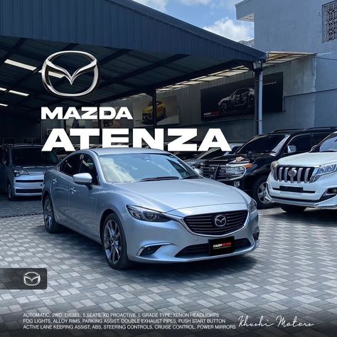 ”𝗠𝗮𝘇𝗱𝗮 𝗔𝘁𝗲𝗻𝘇𝗮 In Silver Color With Black Leather Interior,XD PROACTIVE L grade type, Active lane keeping assist, Leather seats, Active Safety Technology (AFS), LCD screen with reverse camera & Mazda i-Stop system Is Available At 𝗞𝗵𝘂𝘀𝗵𝗶 𝗠𝗼𝘁𝗼𝗿𝘀 𝗞𝗲𝗻𝘆𝗮." Buy the Best Cars in Mombasa at Khushi Motors 👇 An Award Winning Car Dealership with 1000+ Satisfied customers 🚗 Send Inquires for "𝗠𝗮𝘇𝗱𝗮 𝗔𝘁𝗲𝗻𝘇𝗮" (B24-376) 🌐Website: https://khushimotors.com 📲Mr. Waqas: +254 111777000 📲Mr. Akil: +254 714 88811... Mazda Atenza, Best Cars, Leather Seats, Mombasa, Car Dealership, Lcd Screen, Leather Seat, Leather Interior, Car Ins