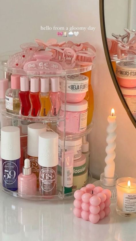 Sephora Skin Care, Room Redesign, Girly Room, Vanity Organization, Preppy Room, Cute Room Ideas, Skin Care Items, Dream Room Inspiration, Room Makeover Bedroom