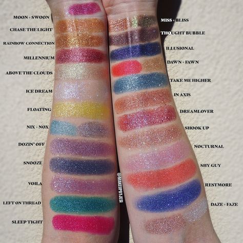 OMG!@colourpopcosmetics Super Shock Shadow Vault! 💕 Colourpop Eyeshadow Swatches, Beauty Cabinet, Eyeshadow Swatches, Beauty Land, Super Shock Shadow, Foundation Swatches, Colourpop Super Shock, Colourpop Eyeshadow, Super Shock