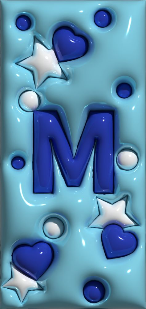 Blue Bubble Letters 'M' Lock Screen Background Letter M Wallpaper, M Wallpaper Letter Aesthetic, Bathroom Curtains Ideas, B&m Wallpaper, 3d Wallpaper Cute, Hello Kitty Wallpaper Hd, M Wallpaper, Bathroom Upgrade, 3d Wallpaper Iphone