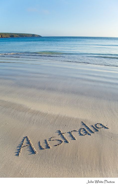 Australia | Australia written on remote beach Australia Pics, Beaches Australia, Couples Vision Board, Australia Wallpaper, Australia Bucket List, Australia Pictures, Sydney Travel, Australia Beach, Amazing Beaches