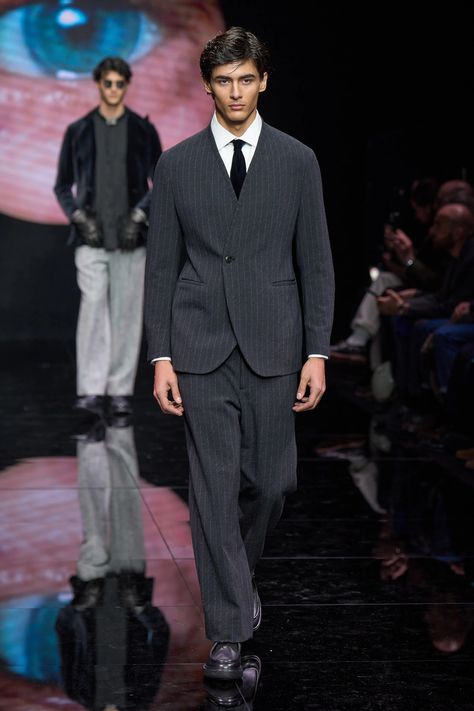 Giorgio Armani Fall 2024 Menswear Collection | Vogue 2024 Menswear, Armani Suits, Menswear Fashion, Menswear Collection, Winter 2024, Fall 2024, Modern Man, Milan Fashion Week, Giorgio Armani