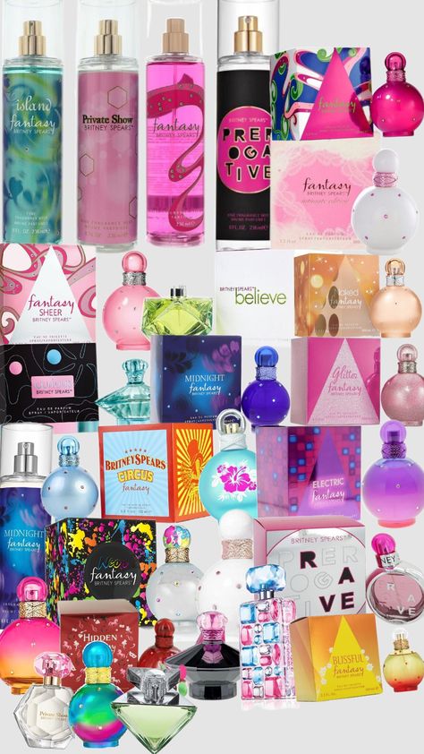 Britney Spears Perfume Collection, Britney Spears Perfume, Britney Spears Fantasy, Midnight Fantasy, Dream Things, Sweet Perfume, Perfume Scents, Perfume Collection, Spears