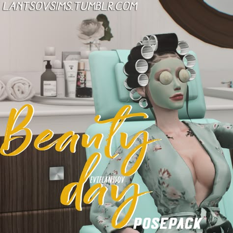 Slice Of Life Mod Sims 4, Sims 4 Nails, Sims Poses, Ts4 Poses, Beauty Nail Salon, Sims 4 Piercings, Beauty Day, 4 Poses, Sims 4 Mm Cc