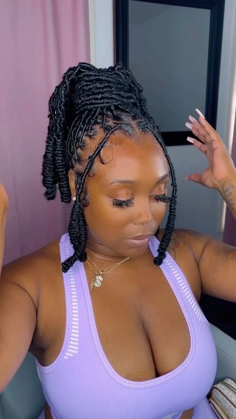 Soft Loc Barbie Ponytail, Soft Locs Updo, Soft Locs Barbie Ponytail, Barbie Locs, 24 Inch Soft Locs, Locs Ponytail, Soft Locs Hairstyles, Barbie Pony, Barbie Ponytail