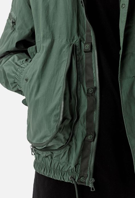 Pola Jaket, Pola Topi, Parachute Jacket, Techwear Fashion, Athleisure Trend, John Elliott, Coat Pocket, Clothing Details, Heritage Fashion