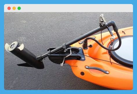 How To Put A Trolling Motor On a Kayak? - Kayak Help Kayak Trolling Motor Mount, Kayak Motor, Kayak Trolling Motor, Trolling Motor Mount, Kayak Fishing Setup, Kayak Fishing Diy, Boat Rod Holders, Kayak Fishing Accessories, Fishing Boots