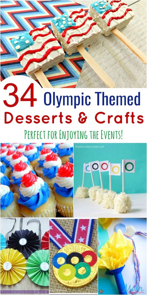 Easy Olympic Themed Snacks, Olympic Themed Snacks, Olympic Desserts, Watch Party Snacks, Olympic Party Food, Olympic Snacks, Summer Olympics Party, Vbs Olympics, Olympic Food