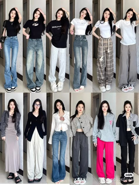 University Ootd, Korean College Outfits, Korean University, Dress Natal, Outfits Uni, Modest Fall Outfits, University Outfits, Ootd Korean, Fashion Airport