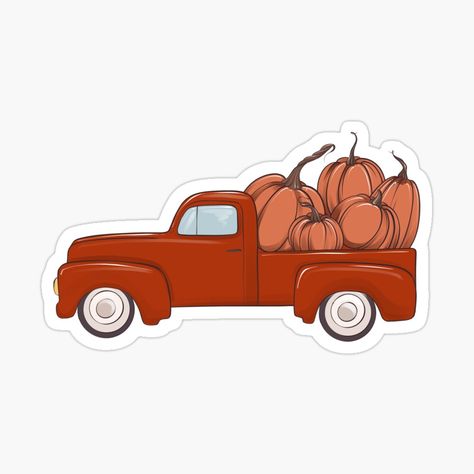 London Brighton, Pumpkin Stickers, Halloween Illustration, Redbubble Designs, Buy Car, Autumn Halloween, Car Buying, Season Autumn, Wooden Toy Car