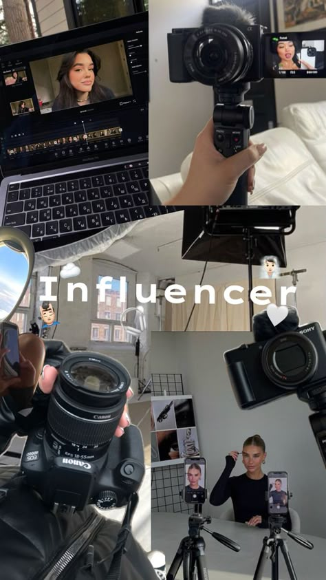 Influencer creador digital viral Vision Board Book, Start Youtube Channel, Vision Board Examples, Vision Bored, Channel Ideas, Youtube Channel Ideas, Vision Board Images, Manifesting Vision Board, Vision Board Photos