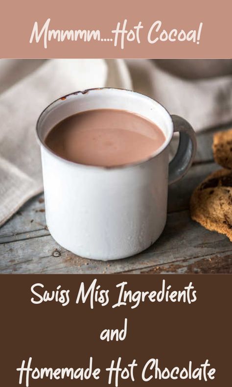 Swiss Miss Hot Chocolate Recipe, Homemade Hot Coco, Swiss Miss Hot Chocolate, Tart Cherries Recipes, Easy Dinner Desserts, Best Hot Chocolate Recipes, Hot Cocoa Mix Recipe, Hot Chocolate Recipe Homemade, Hot Chocolate Mix Recipe