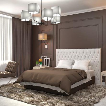 Stockernumber2/iStock/Getty Images Contemporary Style Bedroom, Bed Without Storage, Classic Bedroom Design, Best Bedroom Colors, Gorgeous Bedrooms, Classic Bedroom, Contemporary Bedroom Decor, Bedroom Color Schemes, Gray Bedroom