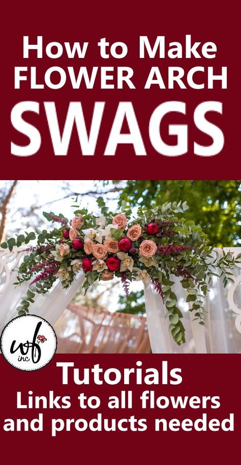 Diy Wedding Arch Flowers, Arches Wedding, Bougainvillea Wedding, Wedding Arches Outdoors, Flower Swag, Wedding Ideas On A Budget, Diy Wedding Arch, Wedding Swag, Arch Ideas