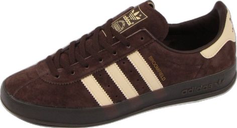 New release - Adidas Broomfield in Brown suede/Easy Yellow /// available at 80's Casual Classics Brown Suede, Adidas, Yellow