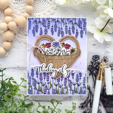 From the shimmer of toner foiling to the warmth of Copic colors, Andrea's card is as beautiful as it is thoughtful. ✨ Visit our blog for a glimpse into how she crafts this basket full of affection.

 Design Elements 
-ˋˏ✄┈┈┈┈
⟡ Wildflowers A2 Toner Card Fronts 
⟡ A Basket of Wildflowers
⟡ Black Hybrid Ink
⟡ Life Changing Blender Brushes
⟡ Brown Bear Toner Foil Card Backgrounds, Copic Coloring, Flower Stamp, Picket Fence, Unique Crafts, Flower Basket, White Card, Patterned Paper, Diy Scrapbook