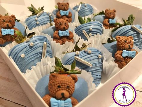 Divalicious Delights, LLC on Instagram: “Teddy bear chocolate strawberries! 🍓 #teddybearstrawberries #bearstrawberries #babyshowerstrawberries” Bearly Wait Treat Table, Chocolate Covered Strawberry Teddy Bear, Chocolate Covered Strawberries Bear Theme, Bear Theme Strawberries, We Can Bearly Wait Chocolate Covered Strawberries, We Can Bearly Wait Treat Table, Teddy Bear Chocolate Strawberries, Teddy Bear Treat Table, Teddy Bear Strawberries