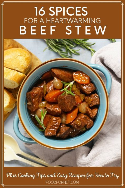 Spices For Beef Stew, Beef Stew Seasoning Mix Recipe, Spices For Beef, Beef Stew Seasoning Recipe, Beef Stew Spices, Beef Stew Seasoning Mix, Beef Veggie Soup, Spicy Beef Stew, Beef Stew Seasoning