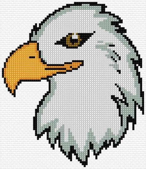 Cross Stitch Eagle, Eagle Beading Patterns, Eagle Cross Stitch Pattern, Cross Stitch Calculator, Football Quilt, Plastic Canvas Box Patterns, Native American Beadwork Patterns, Crochet Butterfly Pattern, Beaded Flowers Patterns