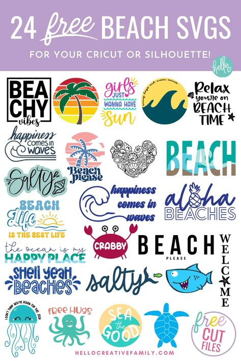 Free Summer Svg Files For Cricut, Summer Svg Free, Beach Tshirt Designs, Diy Wood Wall Decor, Diy Beach Bag, Beach Cups, Girls Just Wanna Have Sun, Cricut Projects Easy, Cricut Supplies