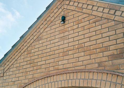 Gable Brick Detail, Gable End Brick Detail, Brick Gable Detail, Brick Banding, Gable Detail, Brick Detailing, Brick Wall Gardens, Mud Brick, Wall Gardens