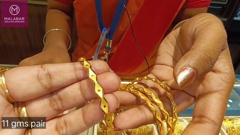 Daily use gold bangles starting from 4 grams to 15 grams. Check out the video. Necklace Designs Gold, Gold Kangan, 22k Gold Bangles, Gold Bangles Design, Gold Necklace Designs, Bangle Designs, 22k Gold, Gold Bangles, Office Wear