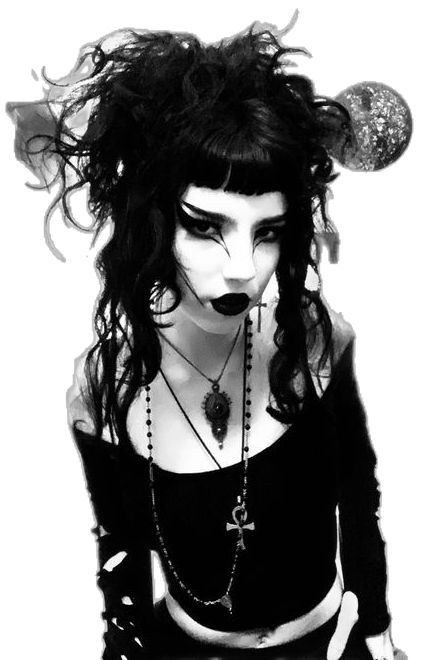 Tradgoth Hairstyles, Gothic Bride Hair, Goth Style Women, Goth Hair Women, Tradgoth Hair, Teased Hair Goth, Trad Goth Hairstyles, Traditional Goth Outfits, Gothic Hairstyles Long