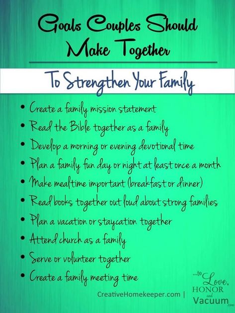 Goal setting. Usually when you think of those two words your mind immediately shifts to January 1st thinking. You think about the plans you can put in place for a how to better yourself for the upcomi Couples Goal Setting, Goals As A Couple, Family Mission Statements, Strengthen Your Marriage, Family Mission, Family Fun Day, Marriage Goals, Healthy Marriage, Christian Marriage