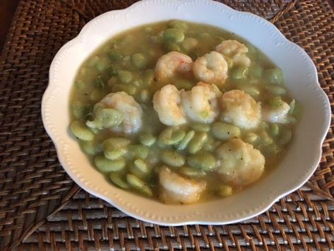 Lima Bean Soup, Nola Recipes, Shrimp Food, Grilled Romaine, Gumbo Recipe, Shrimp Recipes Easy, Lima Beans, Shrimp Recipe, Butter Beans