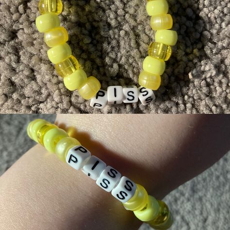 Kandi Singles Ideas No Words, Funny Beaded Bracelets, Silly Bracelets, Funny Kandi Bracelets, Kandi Ideas Singles, Funny Bracelets Beads Words, Matching Kandi Bracelets, Kandi Singles Ideas, Funny Bracelets