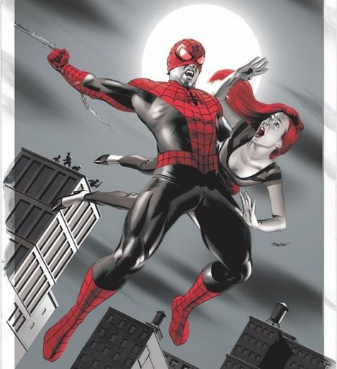 The Amazing Spider-Man #646 Vampire Variant - Mike Mayhew Mike Mayhew, Vampire Illustration, New Warriors, Amazing Spider Man, Superhero Comics, Marvel Comics Art, Marvel Wallpaper, Superhero Design, Spiderman Art