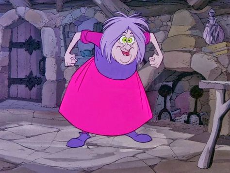 Year of the Villain: Madam Mim Pagemaster Art, Walt Disney Studio, Madam Mim, Evil Disney, Background Characters, Disney Board, Disney Cards, Disney Background, Halloween 2022